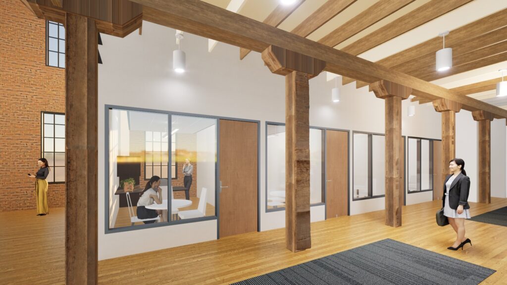 Office Upfit at American Tobacco for Private Client